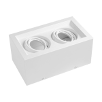 Cardánico Metal Plafón Dicro x2 Blanco