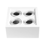 Cardánico Metal Plafón Dicro x4 Blanco
