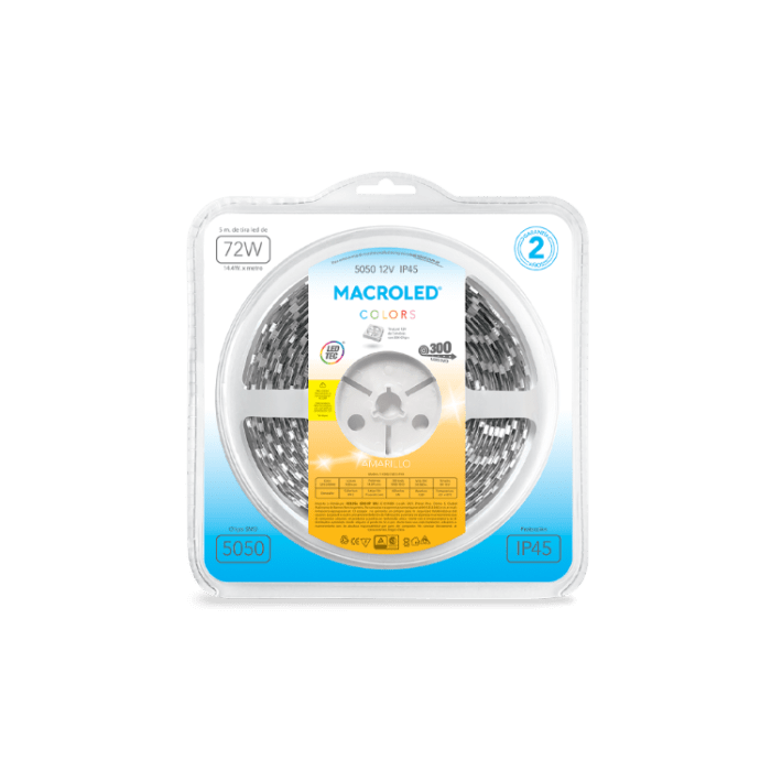 TIRA LED 5050 – 12V – IP45 – 60LEDS x m - Color - Imagen 7