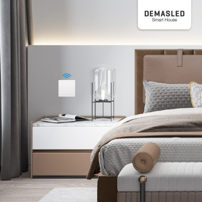 Tecla Inalámbrica Pared X1 Smart Blanco - Demasled - Imagen 5