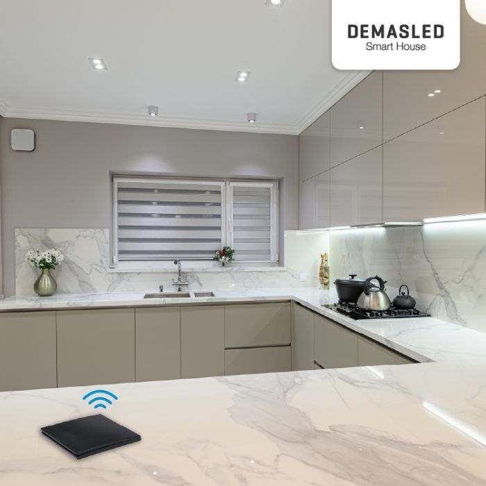 Tecla Inalámbrica Pared X1 Smart Negro - Demasled - Imagen 5