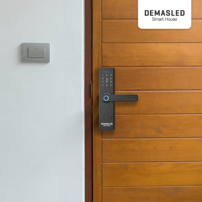 Cerradura Biométrica Smart Wifi Con Llave, Huella Y Tarjeta - Imagen 7