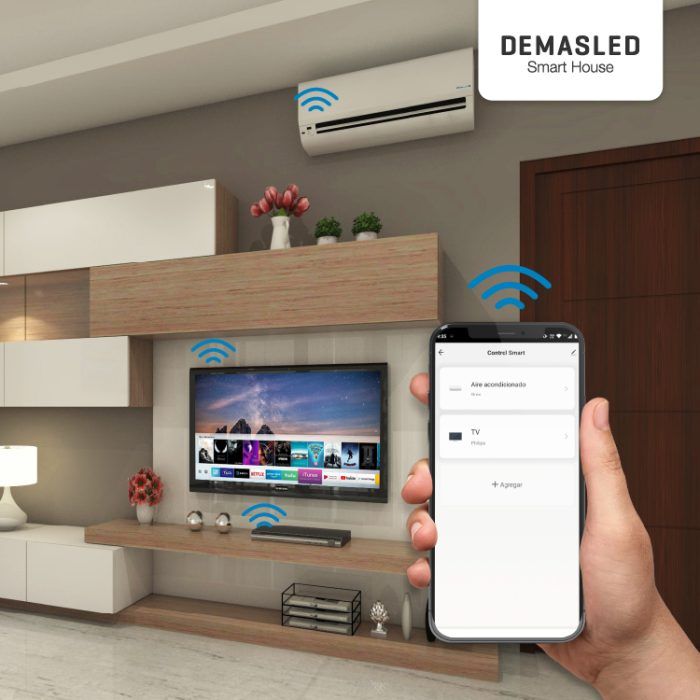 Control Remoto Smart WiFi+IR Universal con Sensor TyH 5V 433MHz - Imagen 3