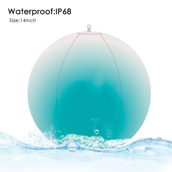 Globo Solar LED, Inflable con Control, RGB y Blanco 38lm, IP68 - Imagen 2
