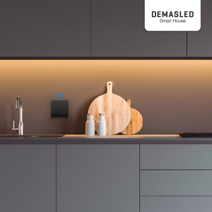 Tecla Inalámbrica Pared X1 Smart Negro - Demasled - Imagen 6