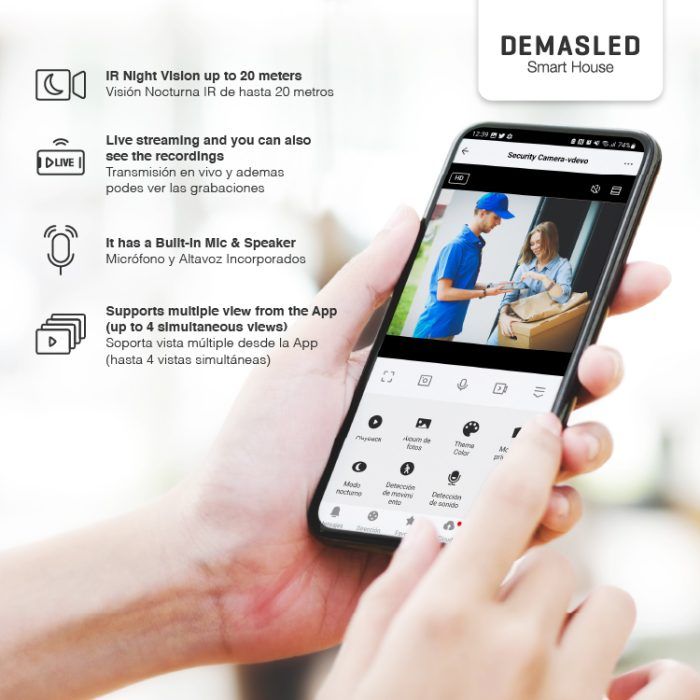 Cámara Smart Wifi Hd De Exterior. 2mp, Ip65 - Imagen 3