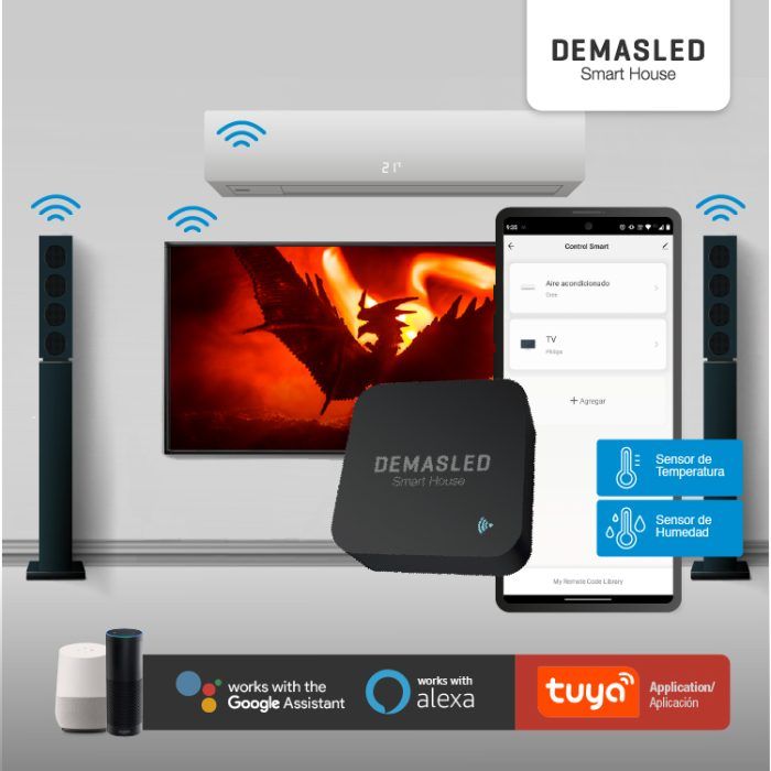 Control Remoto Smart WiFi+IR Universal con Sensor TyH 5V 433MHz - Imagen 5