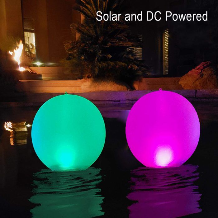 Globo Solar LED, Inflable con Control, RGB y Blanco 38lm, IP68 - Imagen 8