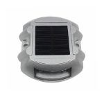 Tacha Vial Solar LED, Fija, 2.5V 2W, Blanco Cálido 9lm, IP65