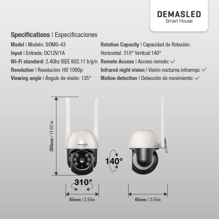 Cámara Smart Wifi Hd De Exterior. 2mp, Ip65 - Imagen 5