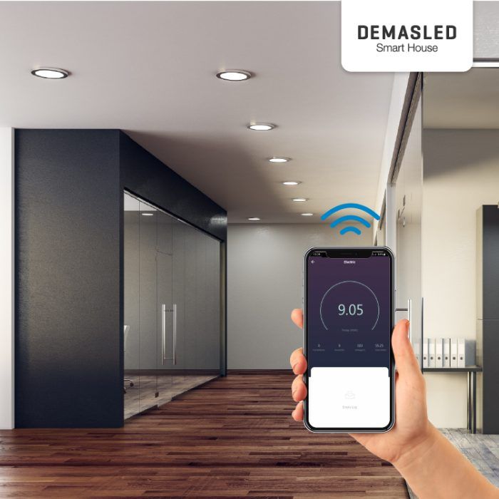 Medidor De Consumo Eléctrico Wifi 10a Receptor Monitoreo - Imagen 3