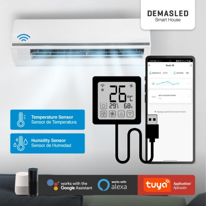 Smart WiFi e IR Termostato con pantalla Táctil - Imagen 3