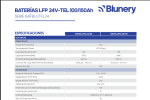 Batería Litio Lfp 19 24v 100ah Blunery - Imagen 2