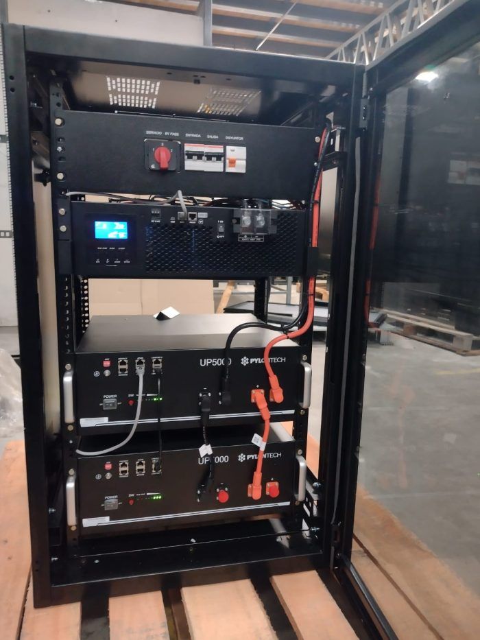 Gabinete Power Rack Bateria Litio 5kwh Voltronic Pylontech - Imagen 4