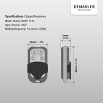 Control Remoto Rf Universal 433mhz Radio Frecuencia - Imagen 4