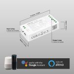 Controlador LED 3 en 1 RGB/RGBW/RGB+CCT Mi-Light 12-24V 12A 2.4GHz - Imagen 5