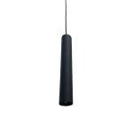 Lámpara TUBO de Techo Negro 35cm para Dicroica GU10