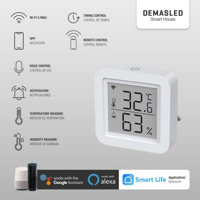Smart WiFi e IR Termostato. Blanco - Imagen 2
