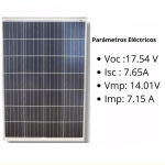 Panel Solar Monocristalino 100w 12v 36 Celdas - Imagen 2