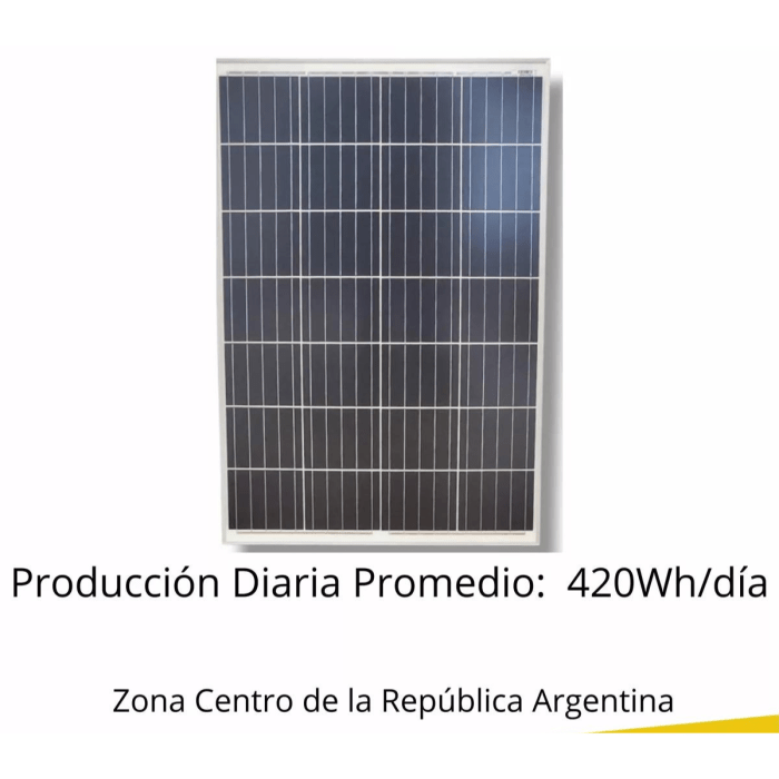 Panel Solar Monocristalino 100w 12v 36 Celdas - Imagen 4