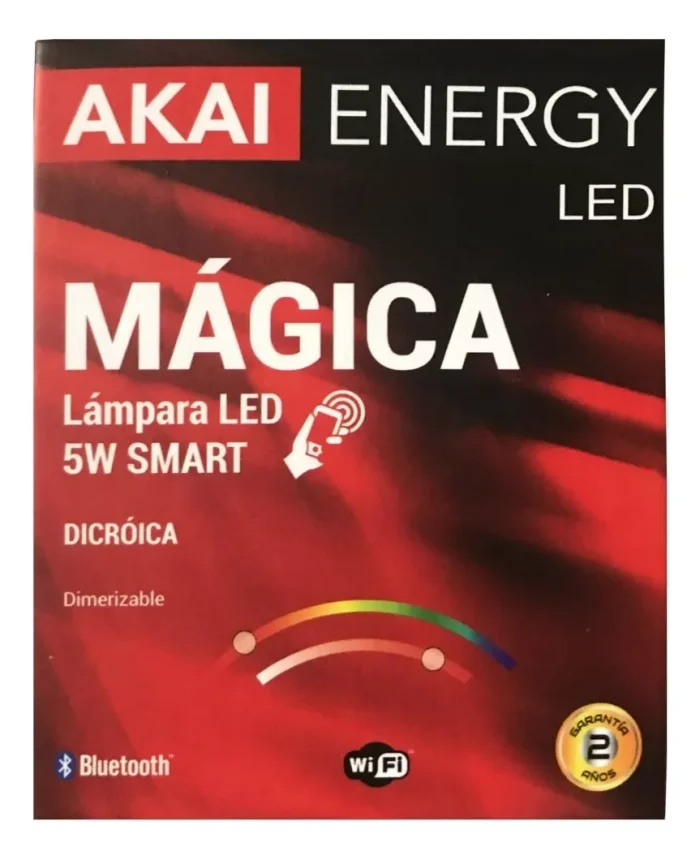 Foco Led Con Wi-fi Akai Energy 1053s Dicroica 5w 220v-240v - Imagen 2
