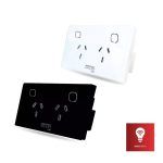 Interruptor Wifi inteligente 2 toma corriente y 2 teclas
