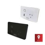 Interruptor Wifi inteligente 1 toma corriente, 1 tecla, 1 USB