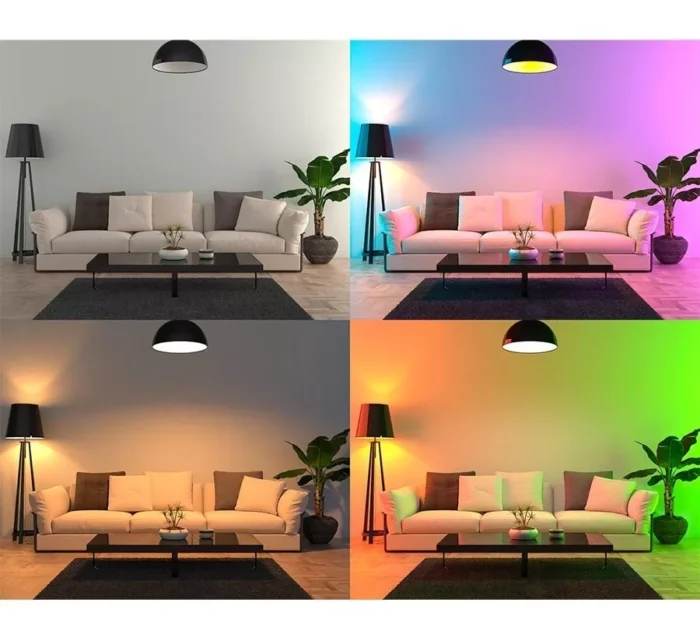 Lampara Rgb 9w Smart Wifi Dimer App Tuya Alexa Google - Imagen 4