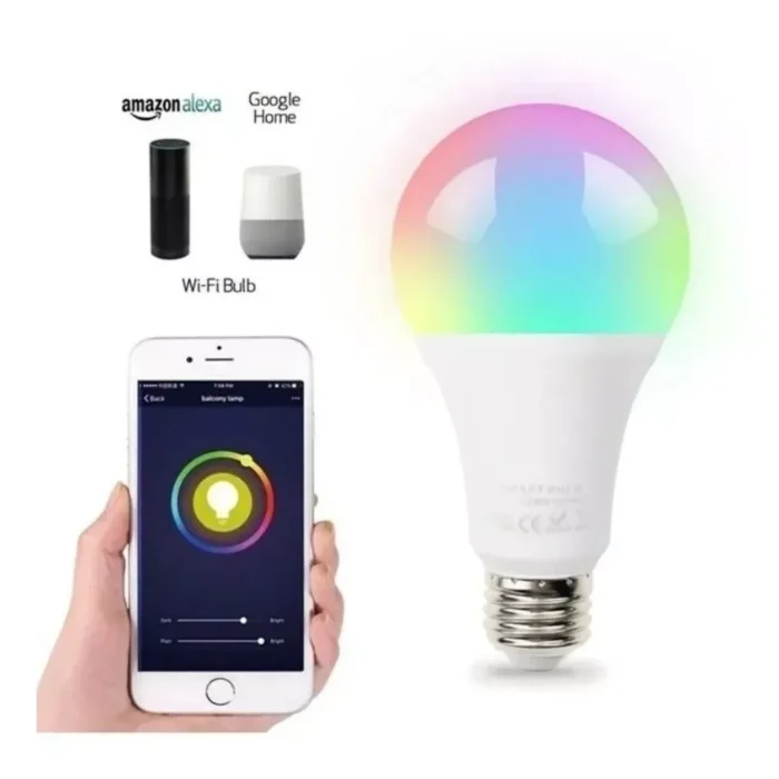 Lampara Rgb 9w Smart Wifi Dimer App Tuya Alexa Google - Imagen 3
