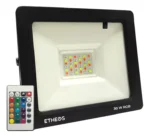 Reflector Rgb 30w Azul Rojo Verde Ctrl. Remoto Apto Exterior