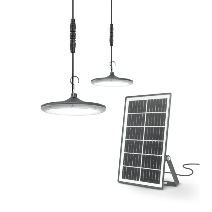 lamparas solares 10w luz fria - Imagen 5