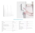 TECLA KINETIC PULSADOR BLANCO MACROLED 3 CANALES RF - Imagen 4