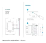 Tecla Smart Táctil Wifi Inteligente 3 Luz C/ Capacitor Color Negro Voltaje Nominal 240v - Imagen 5