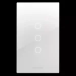 Tecla De Pared Smart Wifi Táctil Blanca 3 Canales Con Capacitor Corriente Nominal 10a Macroled - Imagen 3