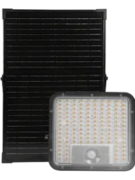 Reflector Solar led 60w con sensor de movimiento incorporado.