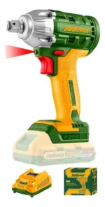 Atornillador Jadever Inalámbrico 1/4 + Dos Baterías/cargador Color Amarillo/verde