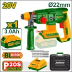Taladro Rotopercutor Jadever Inalambrico Brushless 20v - Imagen 2