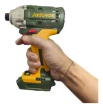 Atornillador Jadever Inalámbrico 1/4 + Dos Baterías/cargador Color Amarillo/verde - Imagen 2