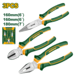 Juego Set Pinzas 3pizas Alicate+punta+pinza Universal Jadever - Imagen 2