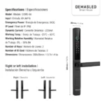 CERRADURA PARA EXTERIOR BIOMETRICA SMART WIFI - Imagen 4