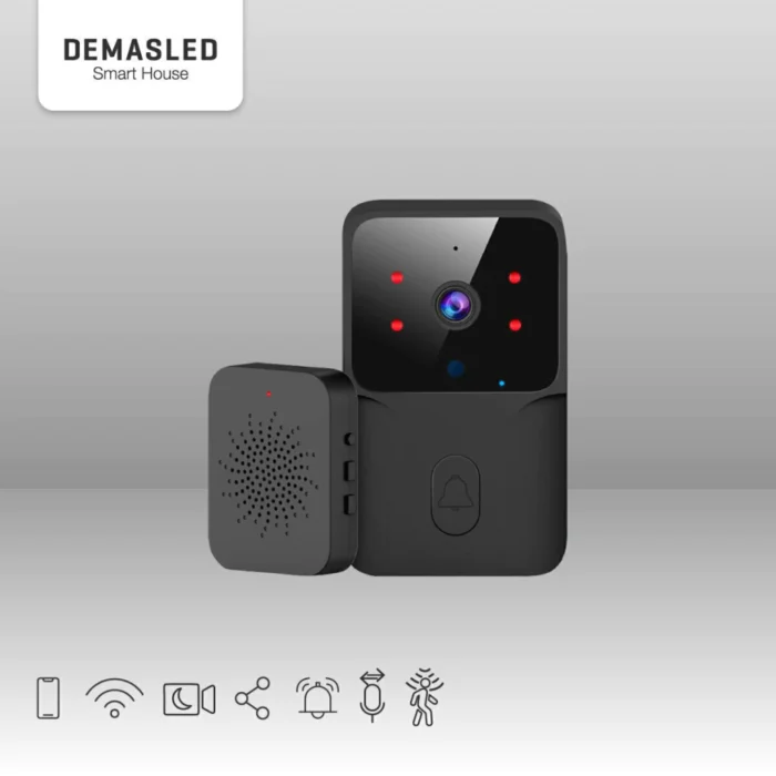 Timbre de Puerta Smart con Cámara 480p, 800mAH - Imagen 2