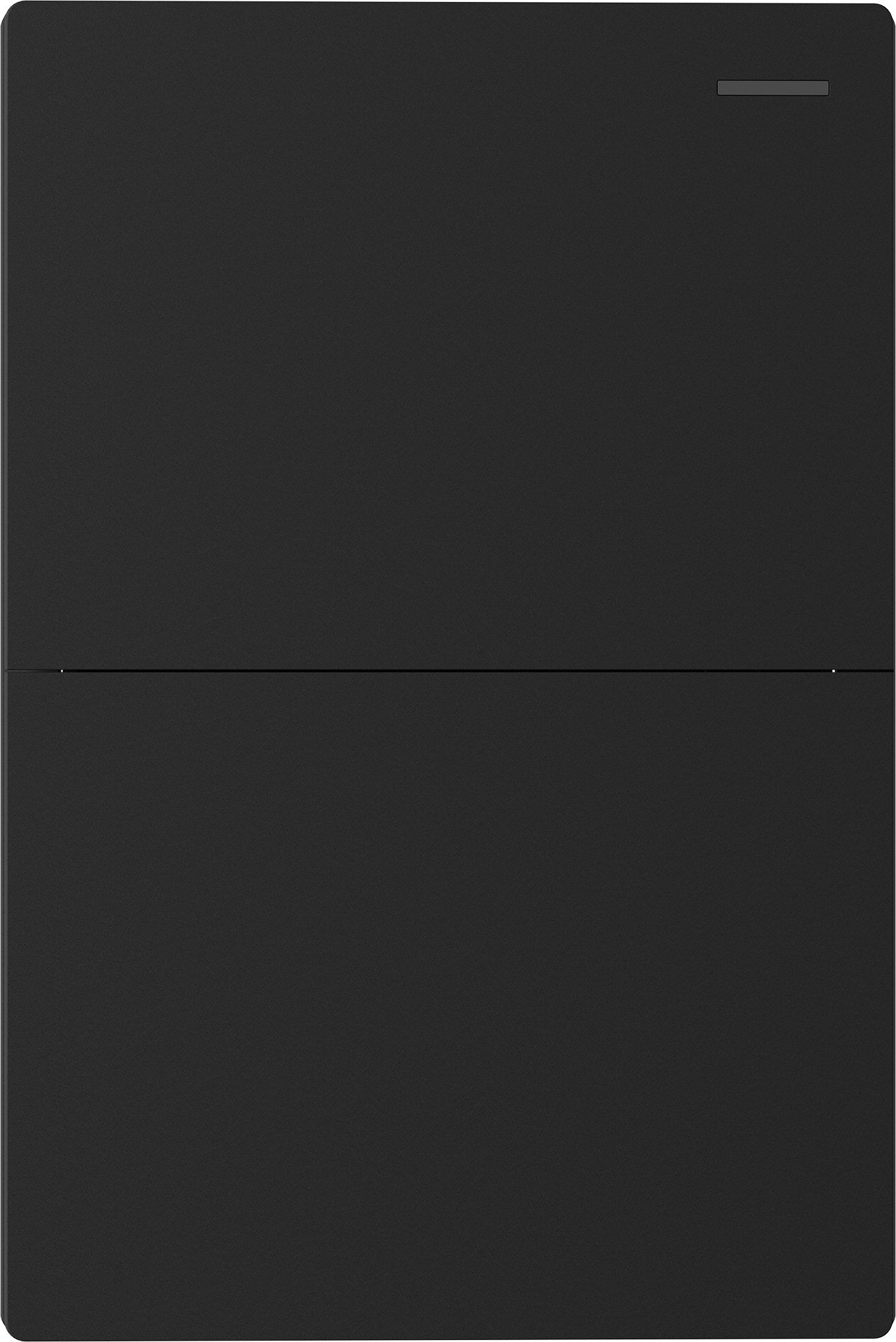67cefb11710298c451542044_7428325597488a TECLA MILAN NEGRO MACROLED, 2 CANAL, 2 VIAS, AC 250V, 10A MAX. BASTIDOR METALIC - Imagen 1