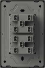 TECLA MILAN BLANCO MACROLED, 4 CANAL, 2 VIAS, AC 250V, 10A MAX. BASTIDOR METALICO - Imagen 2