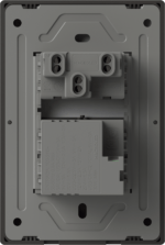TECLA Y USB-C MILAN GRIS MACROLED, 1 CANAL, 2 VIAS, AC 250V, 10A MAX. 2 USB-C DE 30W, BASTIDOR METALICO - Imagen 2