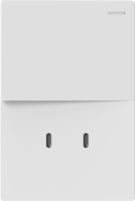 TECLA Y USB-C MILAN BLANCO MACROLED, 1 CANAL, 2 VIAS, AC 250V, 10A MAX. 2 USB-C DE 30W, BASTIDOR METALICO
