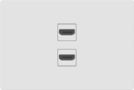 CONECTOR HDMI MILAN NEGRO MACROLED