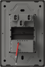 TECLA Y DIMMER LED MILAN GRIS MACROLED, 1 CANAL, AC 250V, 10A MAX. 1 DIMMER, BASTIDOR METALICO - Imagen 2