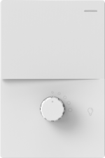 TECLA Y DIMMER LED MILAN BLANCO MACROLED, 1 CANAL, AC 250V, 10A MAX. 1 DIMMER, BASTIDOR METALICO