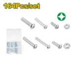 Tornillos  164p + Tuercas Phillips