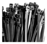 PRECINTO DE NYLON 4.8MM X 250MM - NEGRO